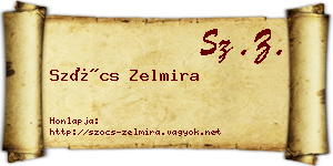 Szőcs Zelmira névjegykártya